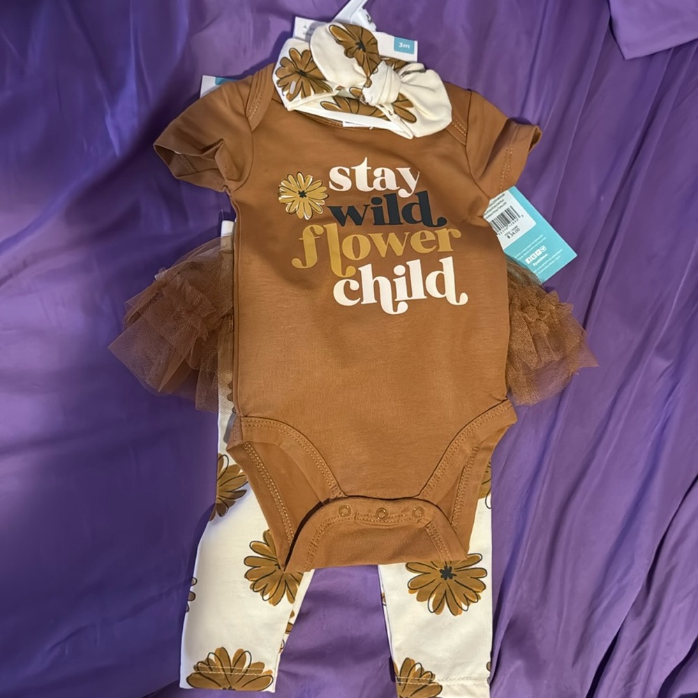 baby girl onesie set